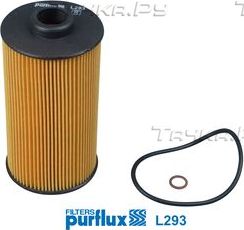 Масляный фильтр Purflux для Alpina B10 E39 1996-2004. Артикул L293