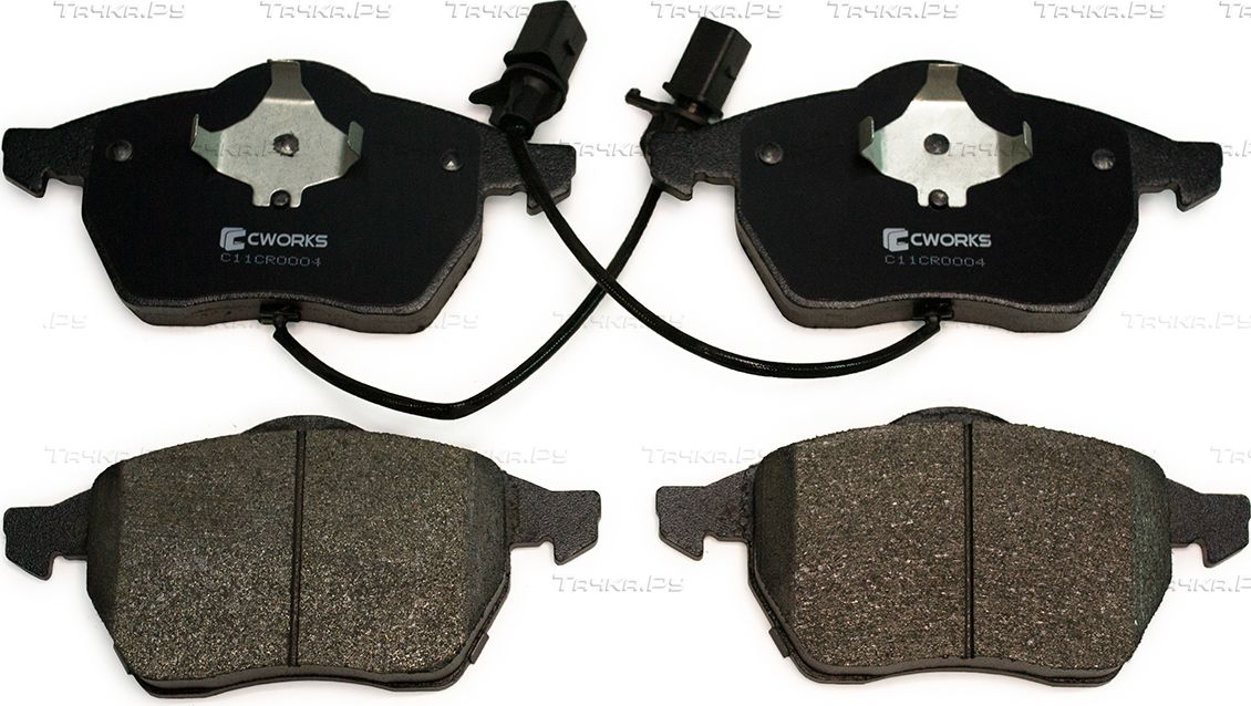 Тормозные колодки Cworks передние для Audi A6 I (C4) 1995-1997. Артикул C11CR0004