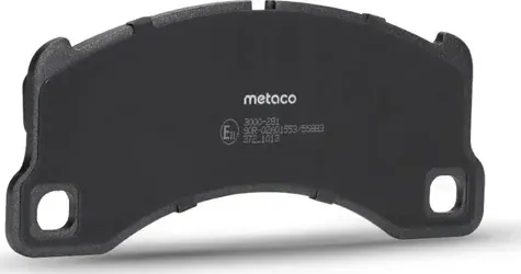 Колодки тормозные передние к-кт (Metaco). Артикул 3000281