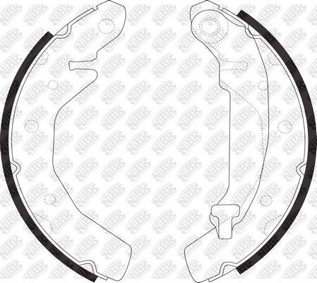 Тормозные колодки NiBK. Артикул FN11821