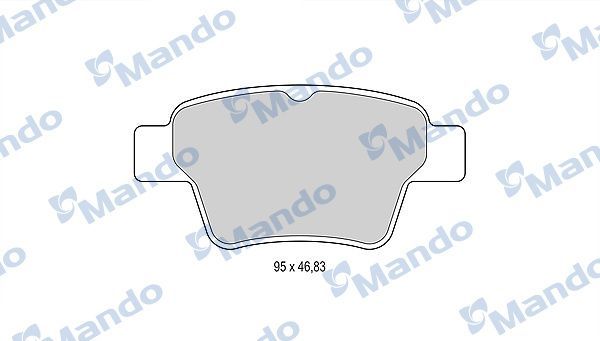 Тормозные колодки Mando. Артикул MBF015478