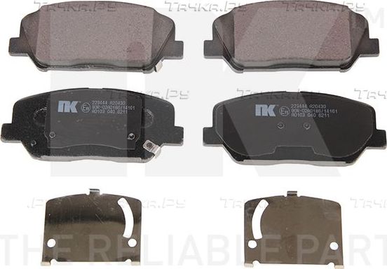 Тормозные колодки NK. Артикул 223444