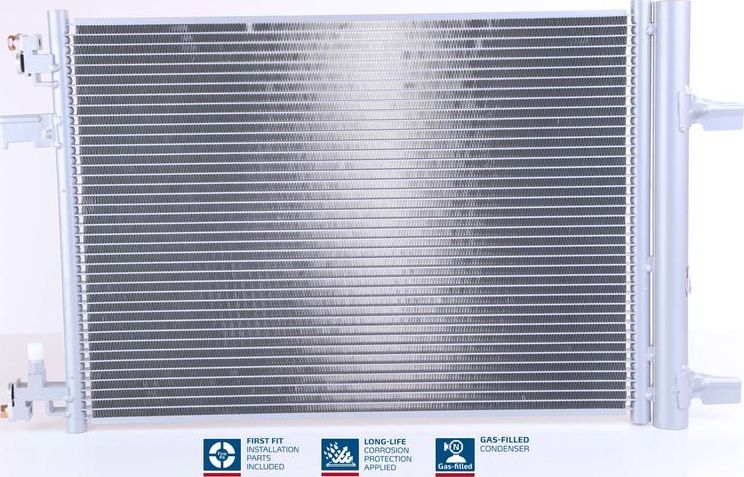 Радиатор кондиционера (конденсатор) Nissens (алюминий). Артикул 940134