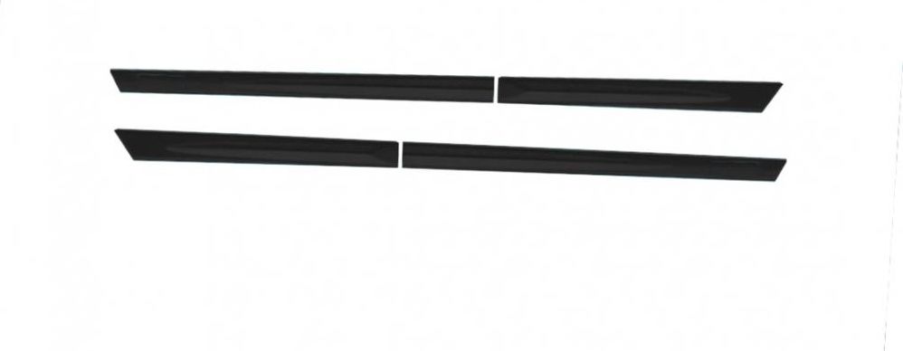 Молдинг PT Group дверей (черное тиснение) "Стрела" (ABS) Lada Granta седан 2011-2022. Артикул LGR110801