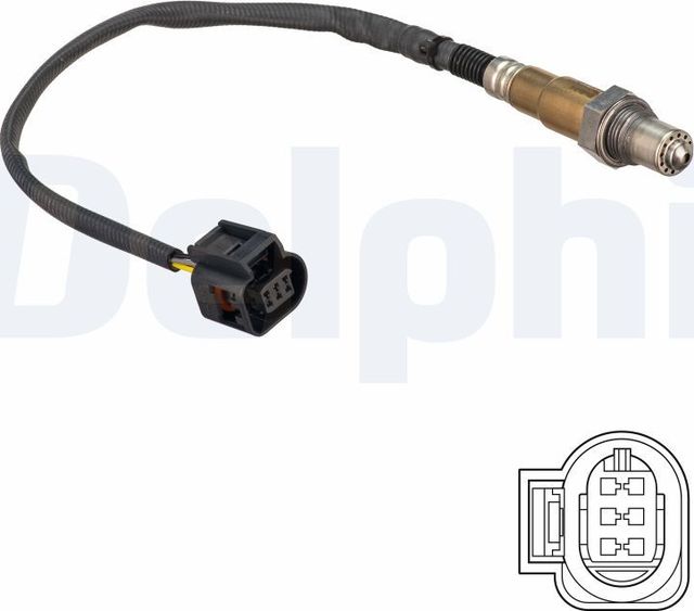 Лямбда-зонд (кислородный датчик) Delphi для MINI Paceman R61 2012-2016. Артикул ES21180-12B1