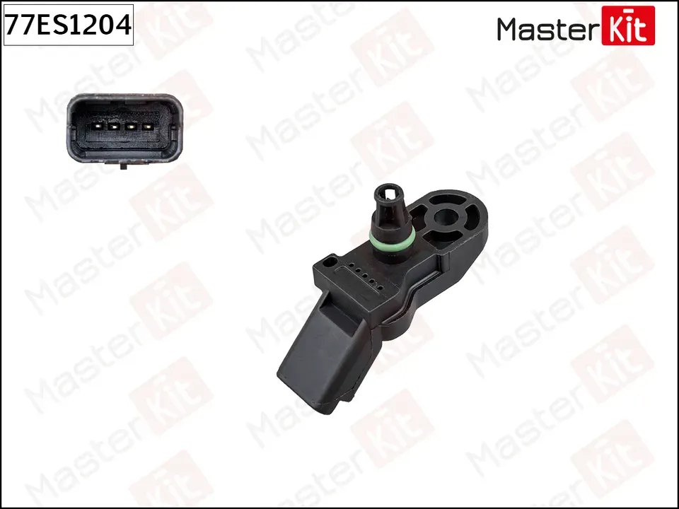 77ES1204 Датчик  давление во впускном газопроводе\ PEUGEOT 207/308 (Master KIT). Артикул 77es1204