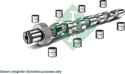 комплект распределительного вала (распредвал + 8 шт рокеров + 8 шт. гидрокомпенс Ina. Артикул 428 0035 30