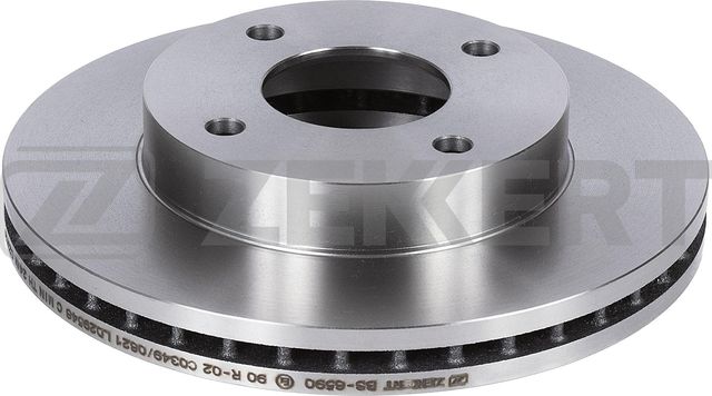 Тормозной диск Zekkert передний для Nissan NV200 2010-2026. Артикул BS-6590