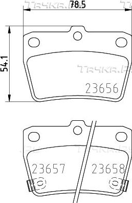 Тормозные колодки Nisshinbo. Артикул NP1081