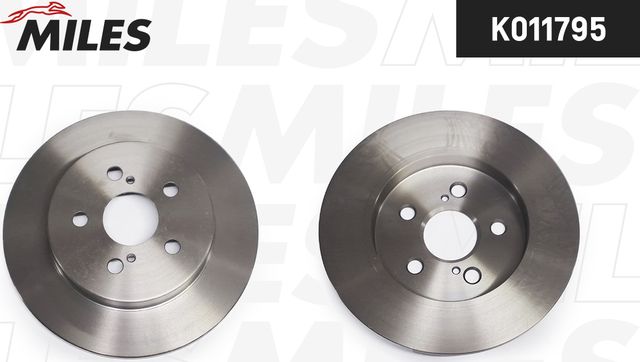 Тормозной диск Miles задний для Toyota Prius III (XW30) 2008-2011. Артикул K011795