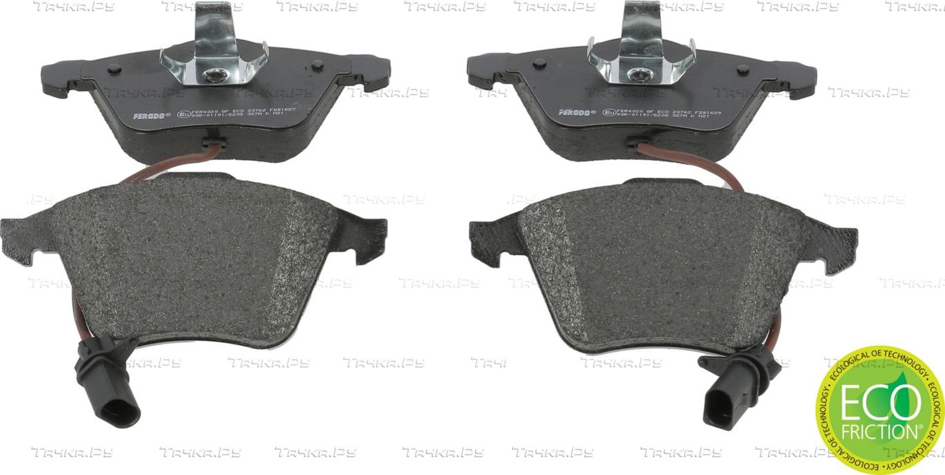 Тормозные колодки Ferodo Premier Eco Friction. Артикул FDB1629