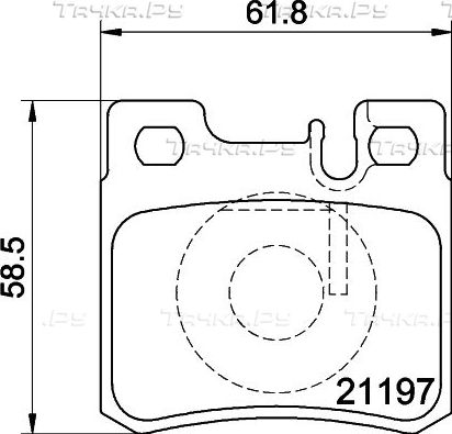Тормозные колодки Mintex. Артикул MDB1565