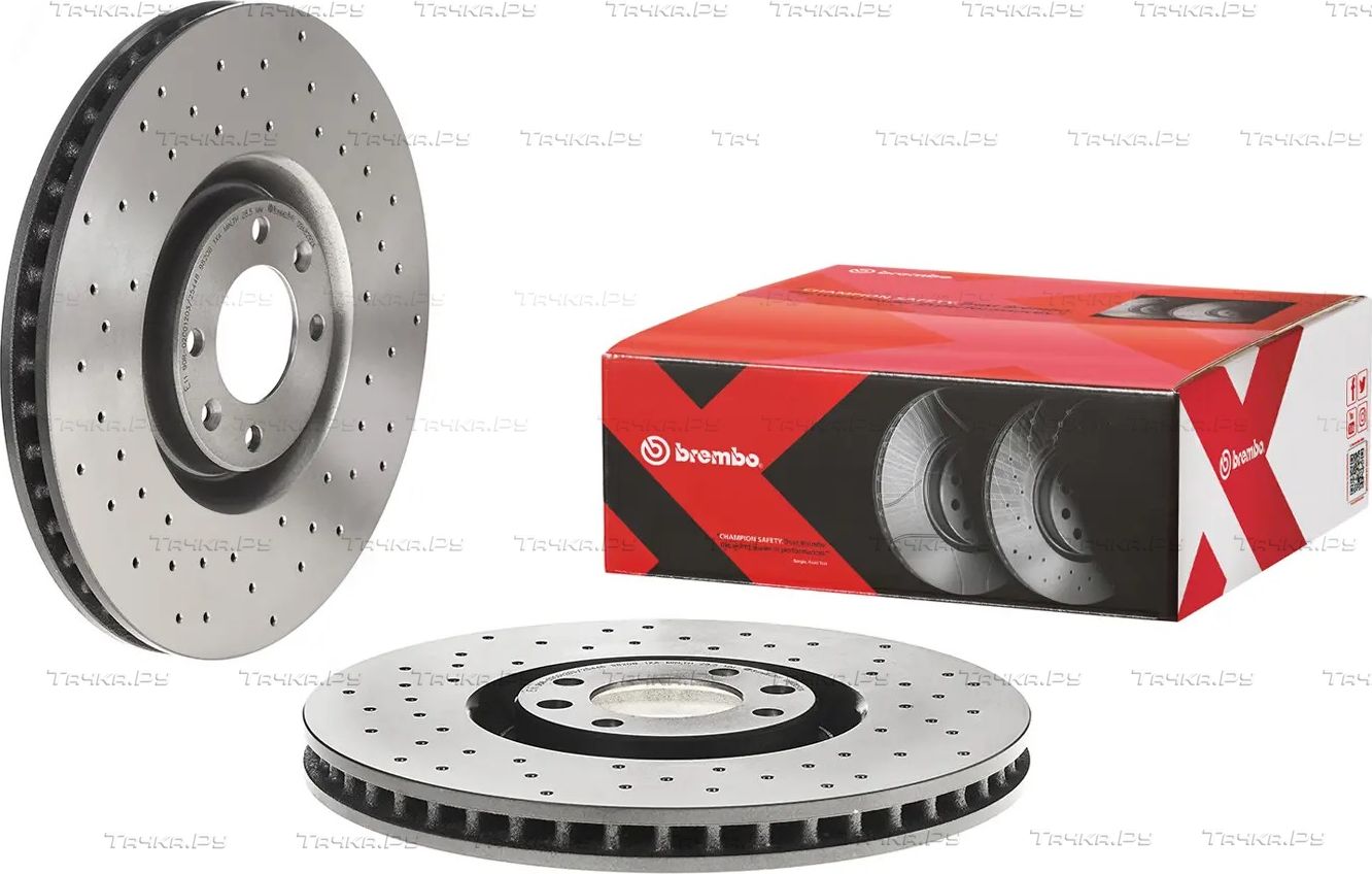 Тормозной диск Brembo XTRA LINE - Xtra для Citroen DS5 2011-2015. Артикул 09.A829.2X