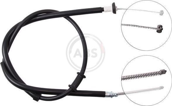 Трос ручника (тросик ручного тормоза) ABS задний правый для Fiat 500 II 2007-2026. Артикул K16638