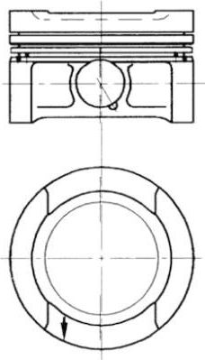 Поршень Kolbenschmidt для Volkswagen Passat B5 1996-2000. Артикул 94503700