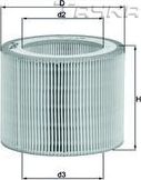 Воздушный фильтр Mahle. Артикул LX 3009