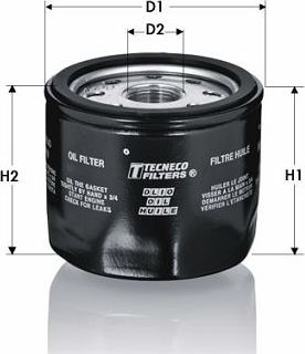 Масляный фильтр  Tecneco Filters. Артикул OL1281