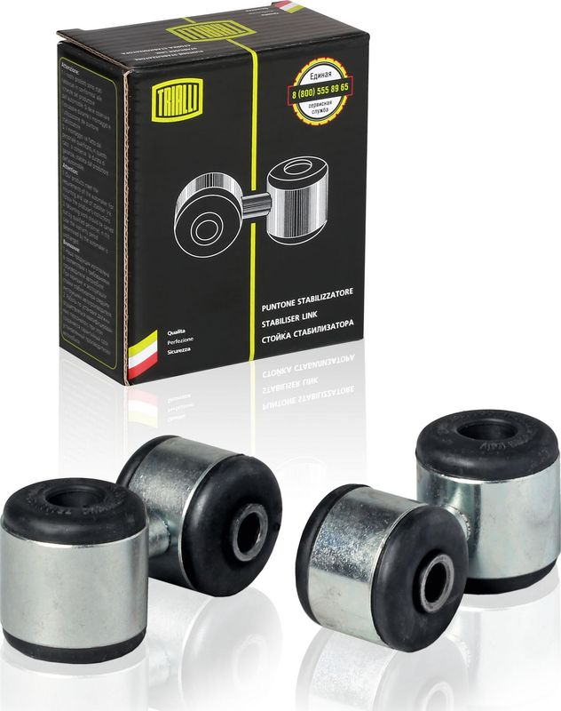 Стойка (тяга) стабилизатора Trialli передняя для ВАЗ Samara (2108, 2109, 2113, 2114) 1986-2013. Артикул SP 0108