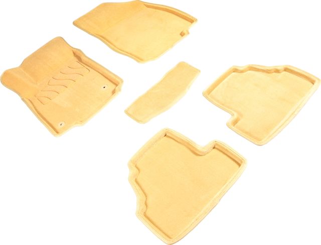 Коврики Seintex 3D ворсовые для салона Opel Mokka 2012-2026. Бежевый. Артикул 85869