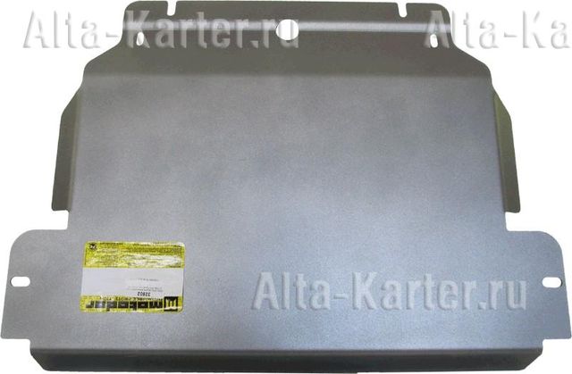 Защита алюминиевая Мотодор для радиатора, картера, дифференциала, КПП Toyota Land Cruiser 200 (V - 4.6, 4.7 бензин) 2007-2021. Артикул 32502