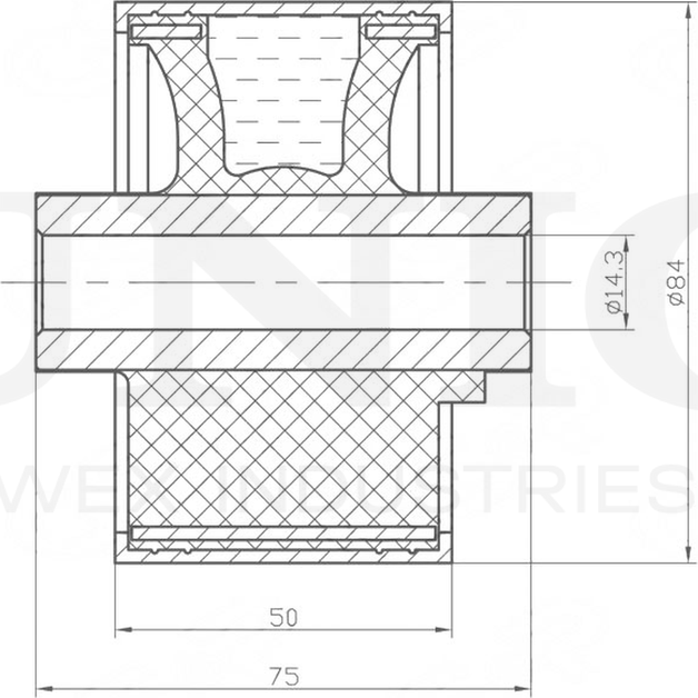 Сайлентблок рычага подвески (Unio). Артикул RMP-20383