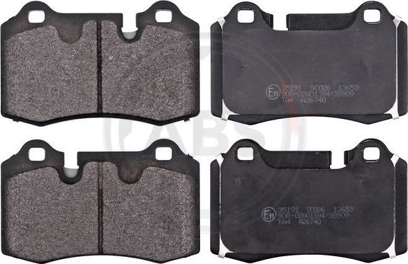 Тормозные колодки ABS задние для Aston Martin DB9 I 2004-2016. Артикул 35191