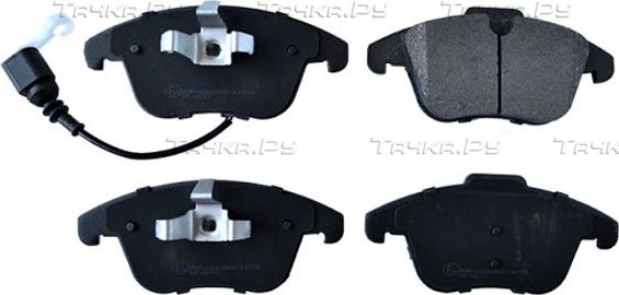 Тормозные колодки ASAM передние для SEAT Alhambra II 2010-2026. Артикул 55404