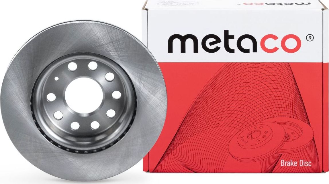 Диск тормозной VAG A3/OCTAVIA/GOLF 5 03- передн. (Metaco). Артикул 3050008