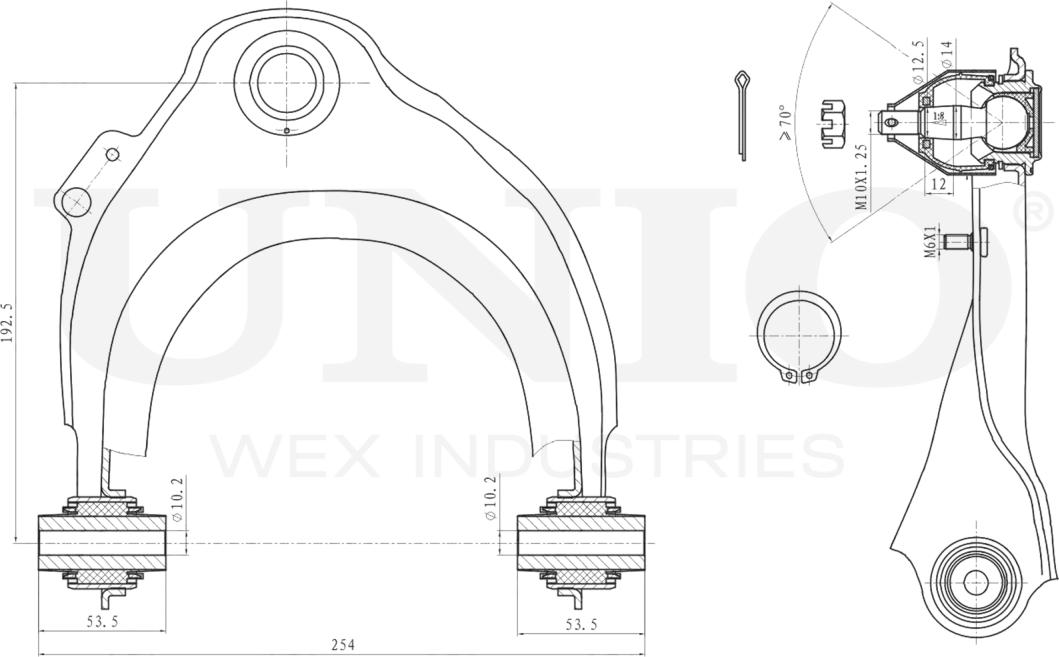 Рычаг подвески (Unio). Артикул SSP-40077