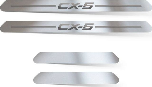 Накладки PT Group на пороги НПС для Mazda CX-5 II 2017-2026. Артикул 23012401