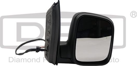 Зеркало боковое DPA правое для Volkswagen Caddy IV 2015-2020. Артикул 88570097202