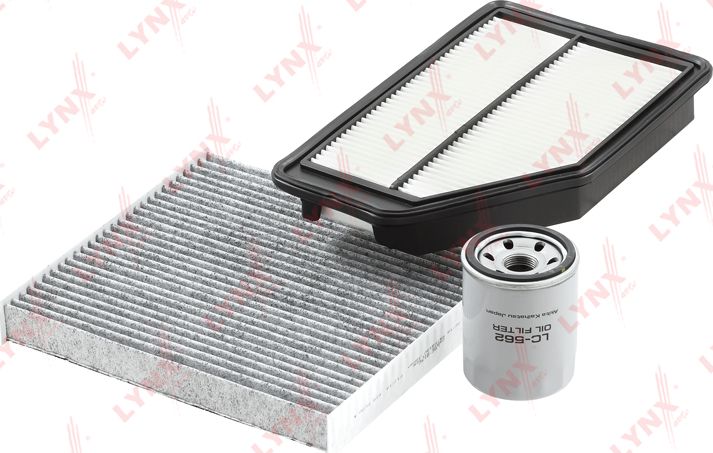 Комплект фильтров для ТО LYNXauto. Артикул LK-3009-1