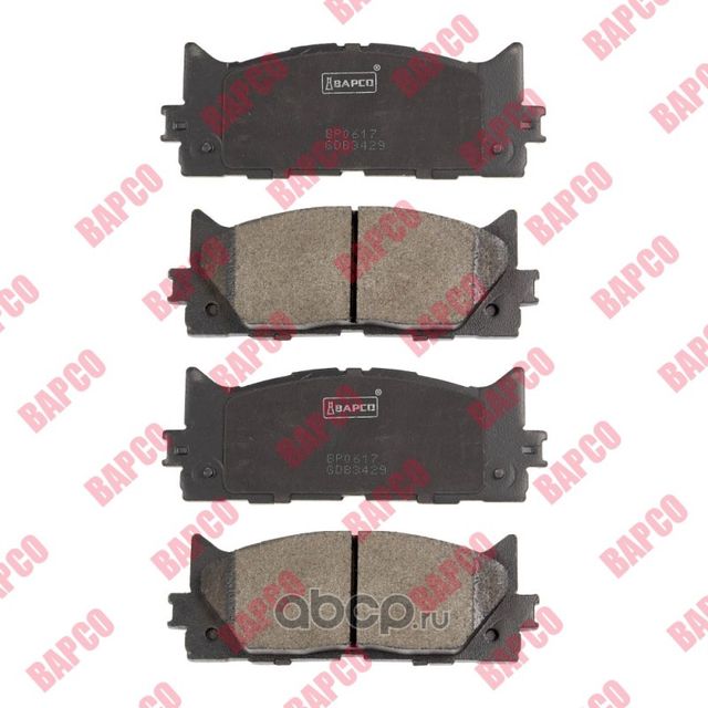 Колодки тормозные дисковые пер. LEXUS ES (_V4_) 3.5 TOYOTA CAMRY Salo (Bapco) Bapco. Артикул BP0617