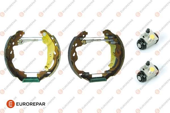Тормозные колодки барабанные Eurorepar (алюминий) задние для Toyota Echo 1999-2005. Артикул 1611451780