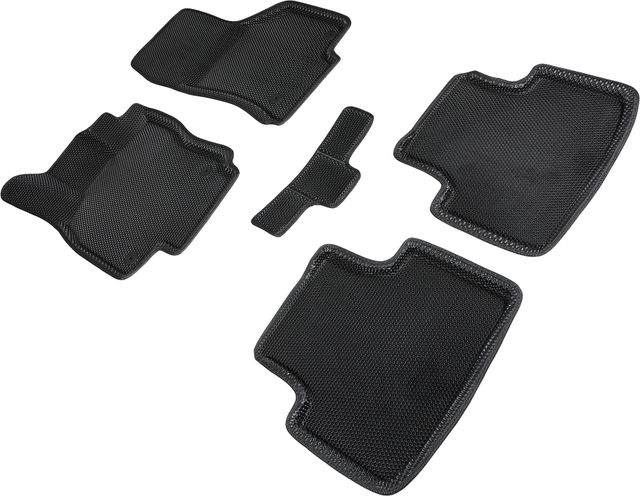 Коврики Seintex 3D EVA Соты для салона Volkswagen Passat B8 2015-2026 ЧЕРНЫЕ. Артикул 96715