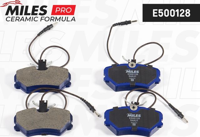 Тормозные колодки Miles (Керамика) передние для Citroen ZX 1992-1997. Артикул E500128