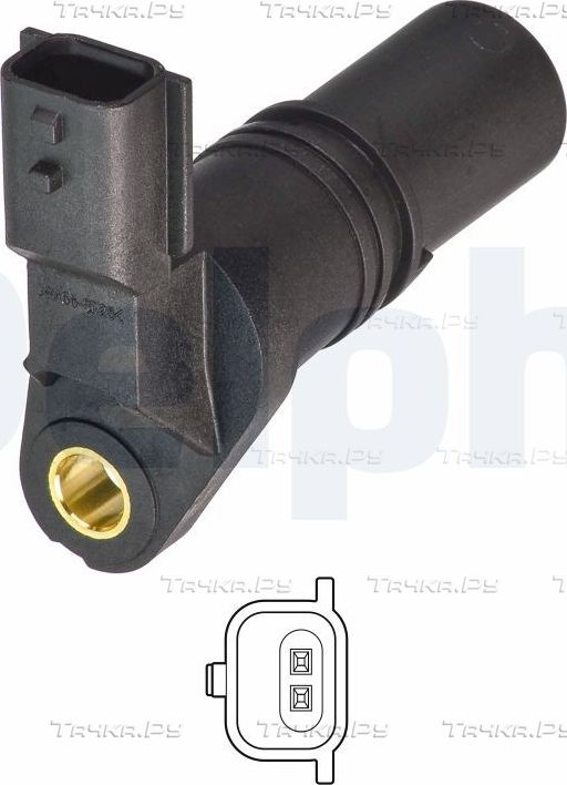 Датчик положения коленвала Delphi для Nissan Juke I 2010-2019. Артикул SS12303-12B1