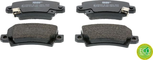 Тормозные колодки Ferodo Premier Eco Friction. Артикул FDB1574