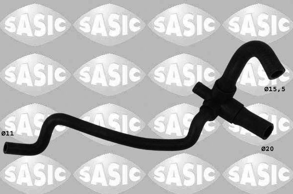 Патрубок радиатора (системы охлаждения) Sasic для Renault 19 II 1992-1995. Артикул 3404020