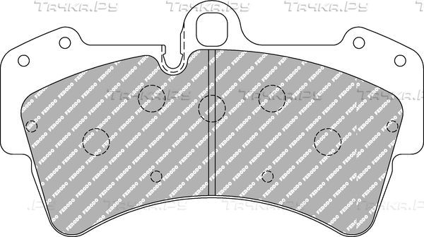 Тормозные колодки FERODO RACING DS2500 для Audi Q7 I (4L) 2006-2015. Артикул FCP1626H