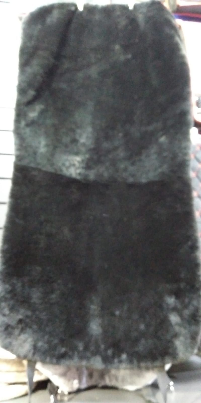 Накидки универсальные CarFashion DORSET FRONT VIP из натурального меха на передние сидения авто (2 шт.), цвет Черный. Артикул 1096234