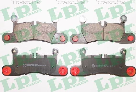 Тормозные колодки LPR задние для Porsche Cayenne II (958) 2010-2014. Артикул 05P1755