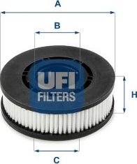 Фильтр UFI. Артикул 27.689.00