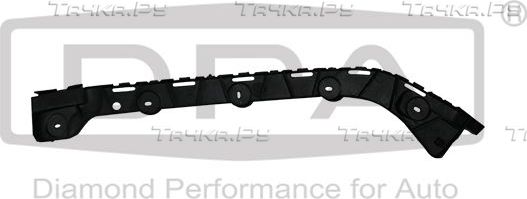 Кронштейн бампера DPA правый для Skoda Octavia A7 2012-2019. Артикул 88071804902