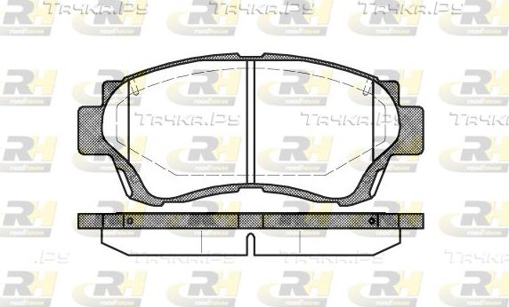 Тормозные колодки RoadHouse передние для Lexus ES III 1996-2001. Артикул 2370.00