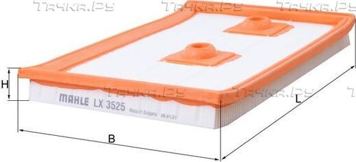 Воздушный фильтр Mahle-Knecht для SEAT Leon III 2012-2026. Артикул LX 3525