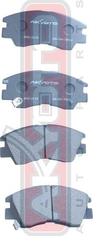 Тормозные колодки Akyoto Packing AKYOTO. Артикул AKD-3172