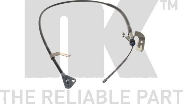 Трос ручника (тросик ручного тормоза) NK левый для Citroen C1 I 2005-2014. Артикул 901958