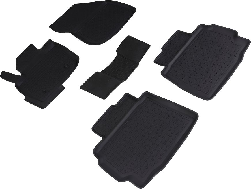 Коврики резиновые Seintex с высоким бортиком для салона Ford Mondeo V 2014-2026. Артикул 86446