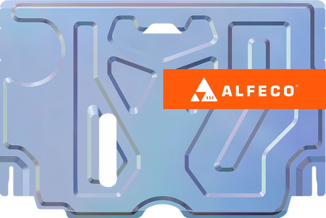 Защита алюминиевая Alfeco для картера и КПП Toyota Camry 50, 55 (V50, V55, XV50, XV55) XV50 2011-2018. Артикул ALF.24.600al